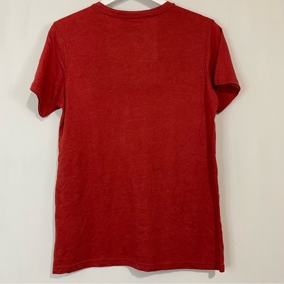 JZD Women’s Corazón Latino Short Sleeve Graphic Tee Shirt Red NWT - Picture 5 of 6